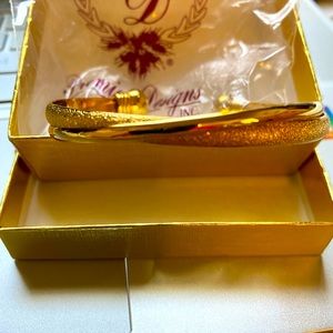 Gold plated cuff bracelet by premier design